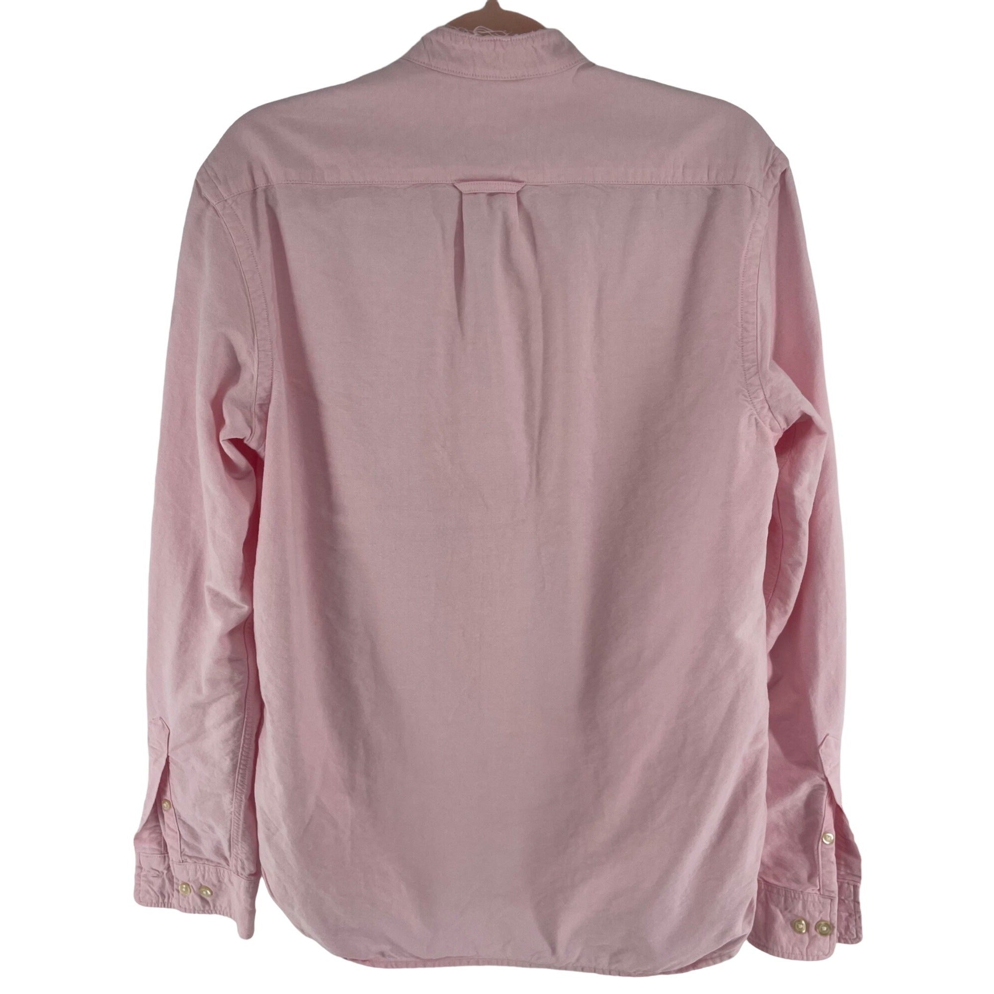 H&M Women's Size Small Light Pink Long-Sleeved Button-Down Shirt