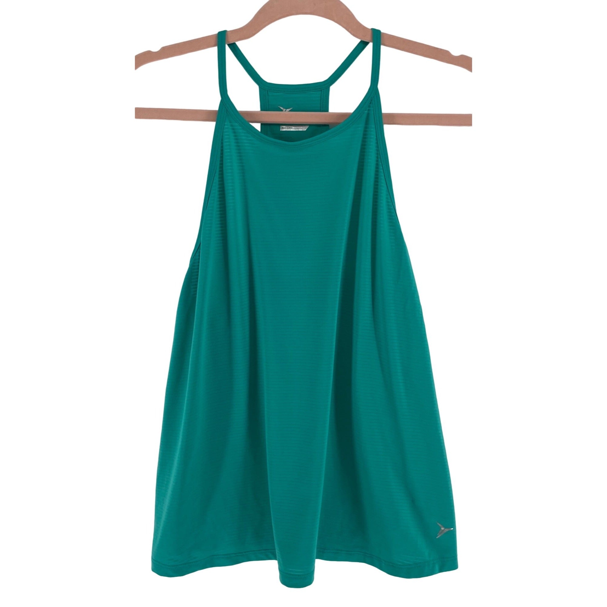 Old Navy Active Women's Size Medium Go-Dry Teal Green Workout Tank