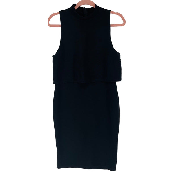 One Clothing Women's Size Medium Black Sleeveless Midi Tank Dress