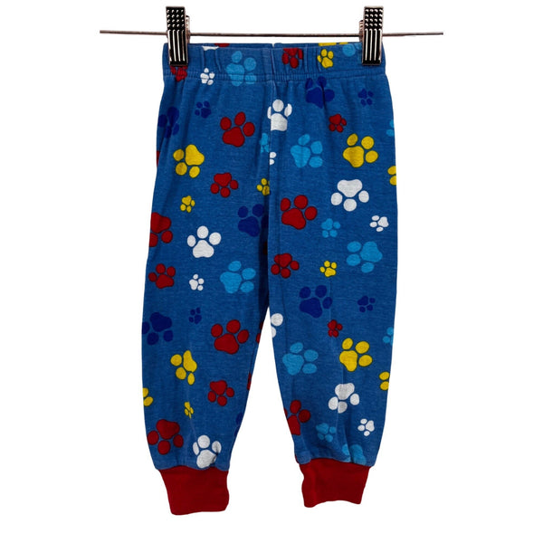 Boy's Size 24 Months Infant Multi-Colored Paw Print Pajama Pants