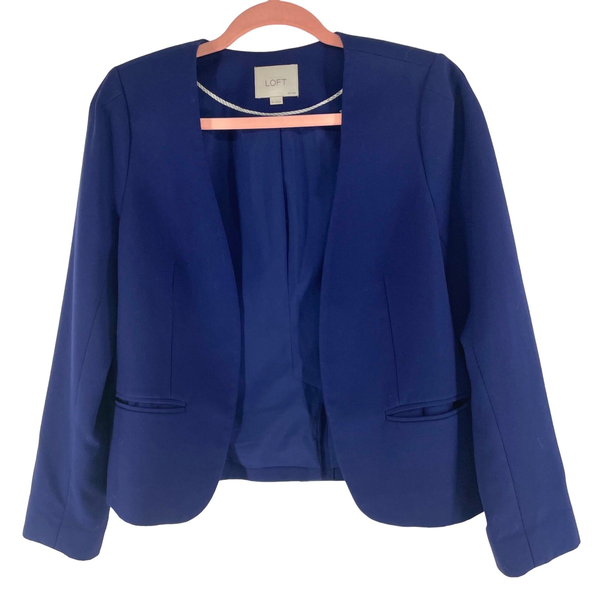 LOFT Women's Size 8P Cobalt Blue Blazer