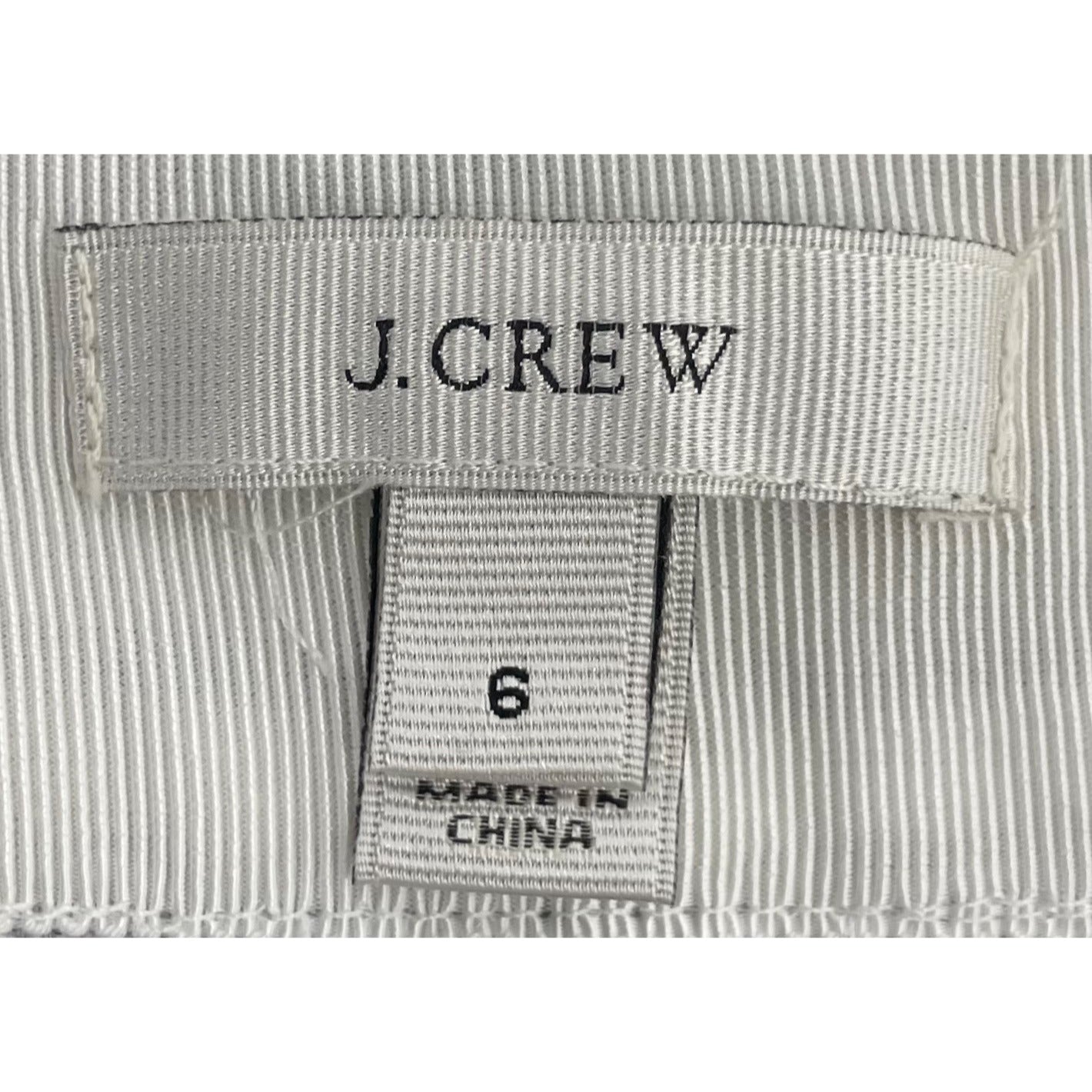 J. Crew Women's Size 6 Navy/White Striped Sailor Linen Blend Pleated Shorts