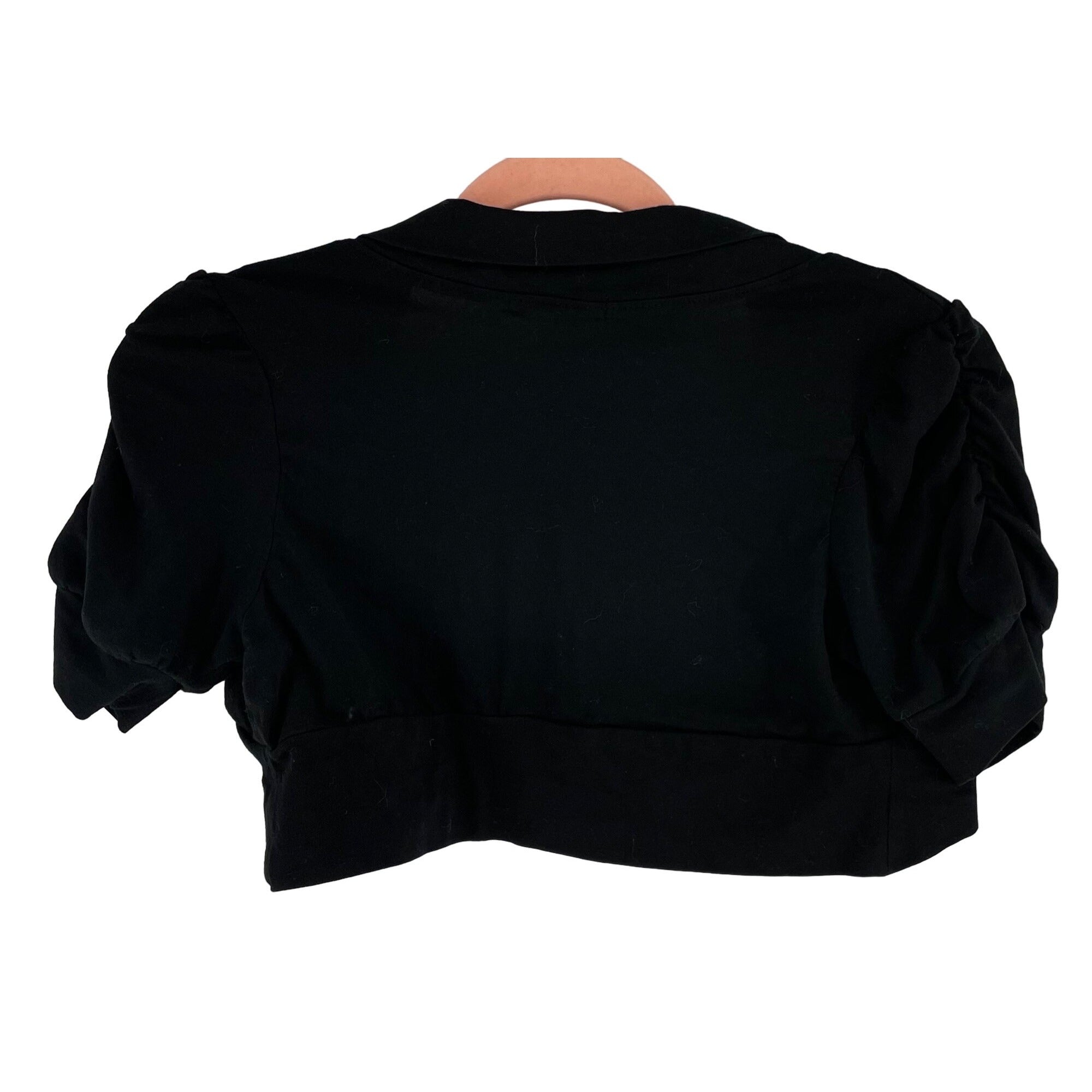 Ambiance Women's Size Small Black Bolero Top