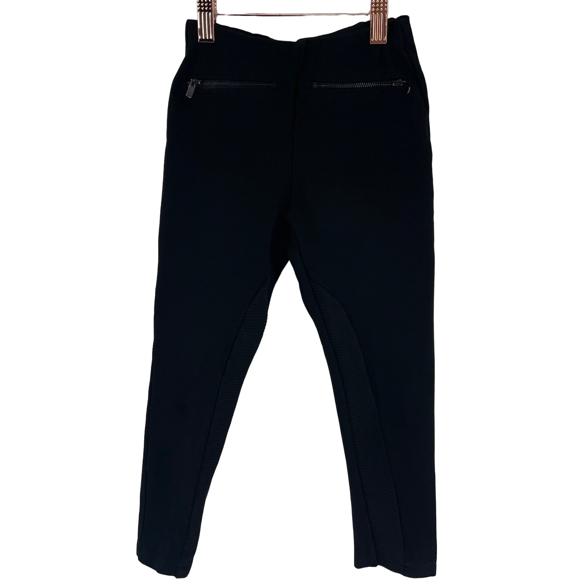 Zara Girl's Size 8 Skinny Pants W/ Elastic Waist & Zipper Pockets