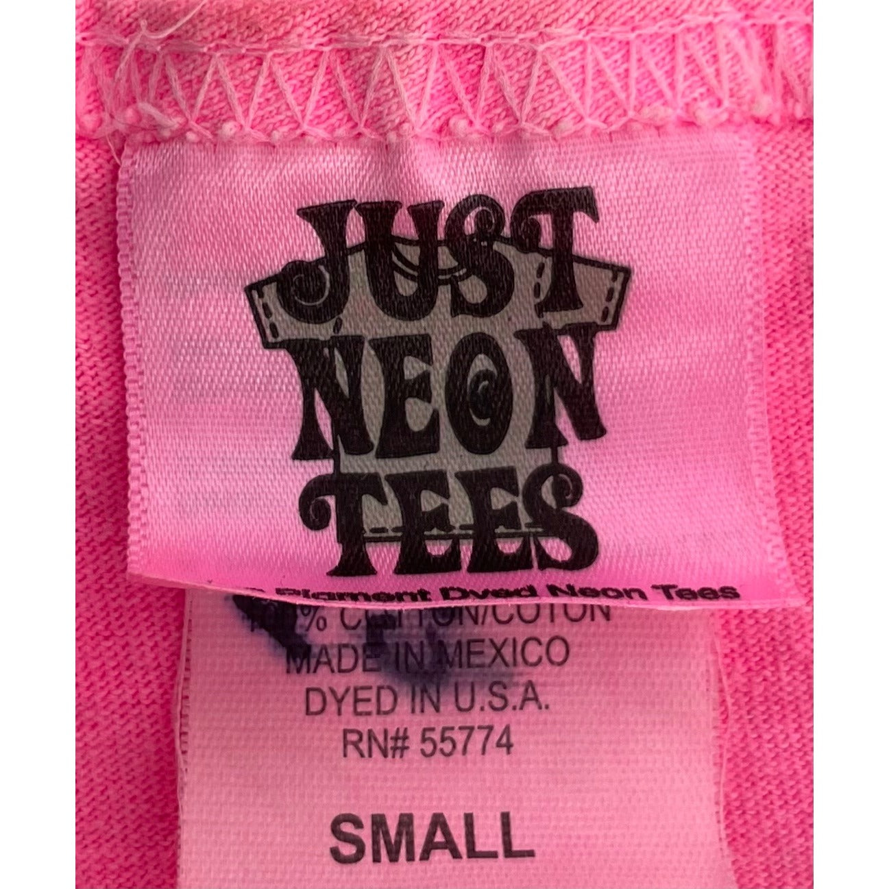 Just Neon Tees Women's Size Small Over-Sized Hot Pink Cape Cod Graphic Tank