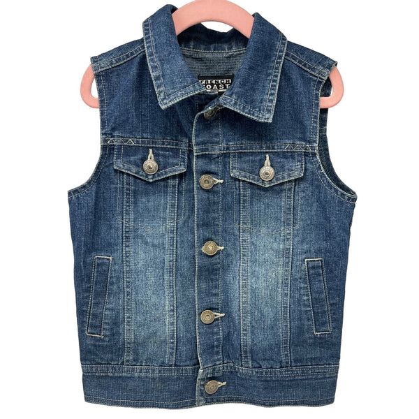 French Toast Girl's Size 6 Button-Down Denim Vest