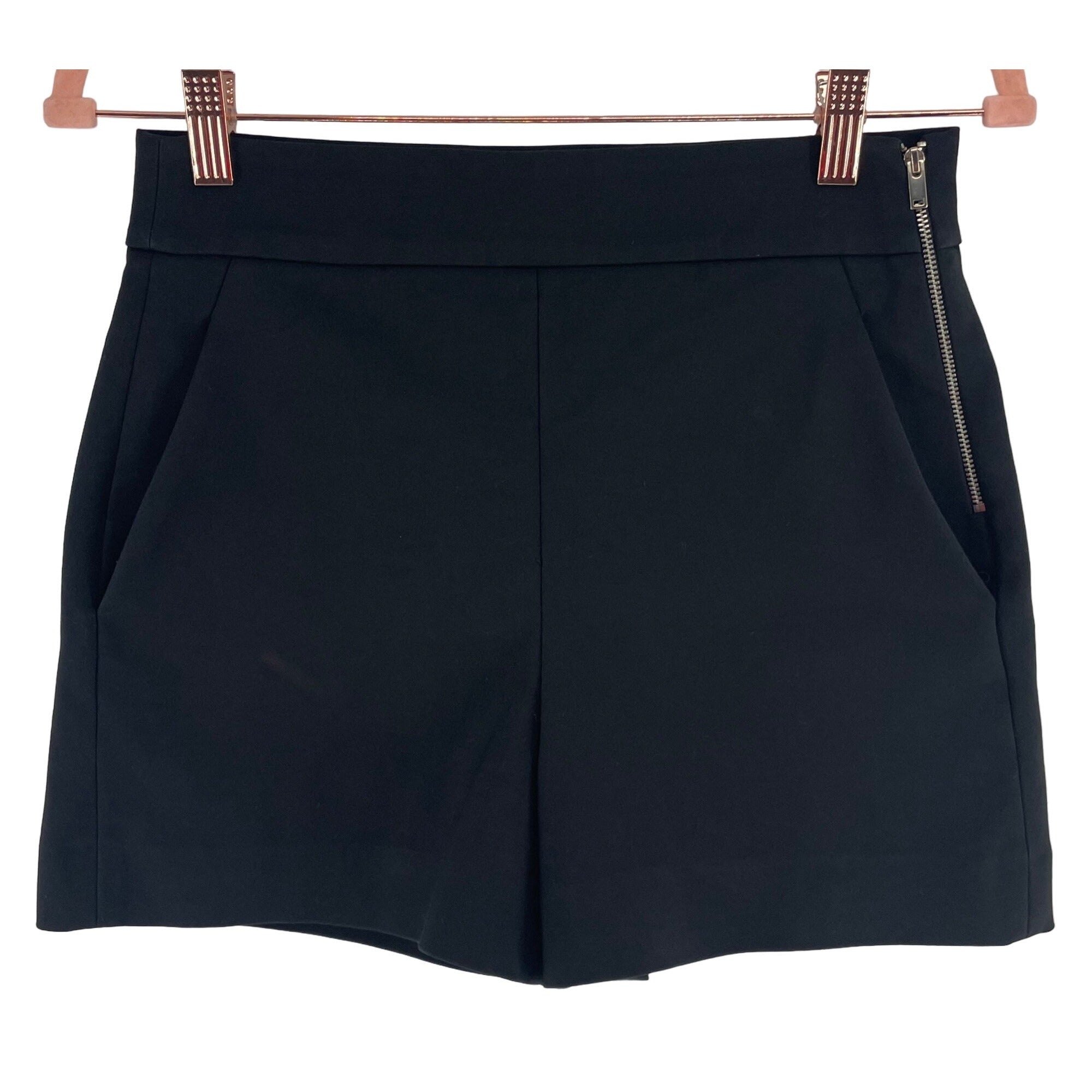 Zara Women's Size Small Black Dressy Shorts