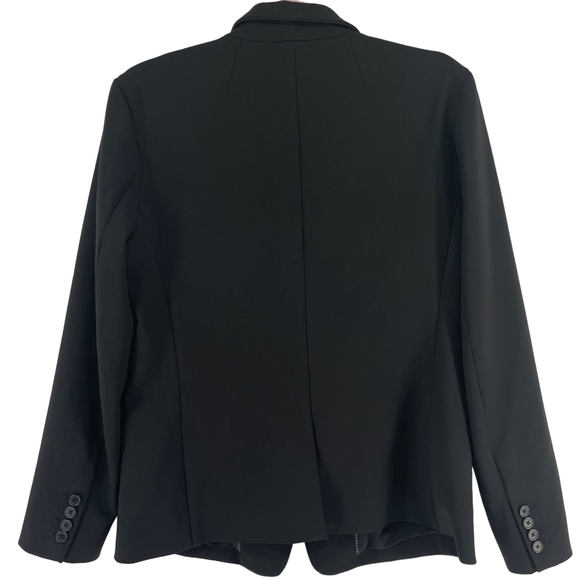 J. Crew Women's Size 12 Double-Breasted Black Business Suit Blazer