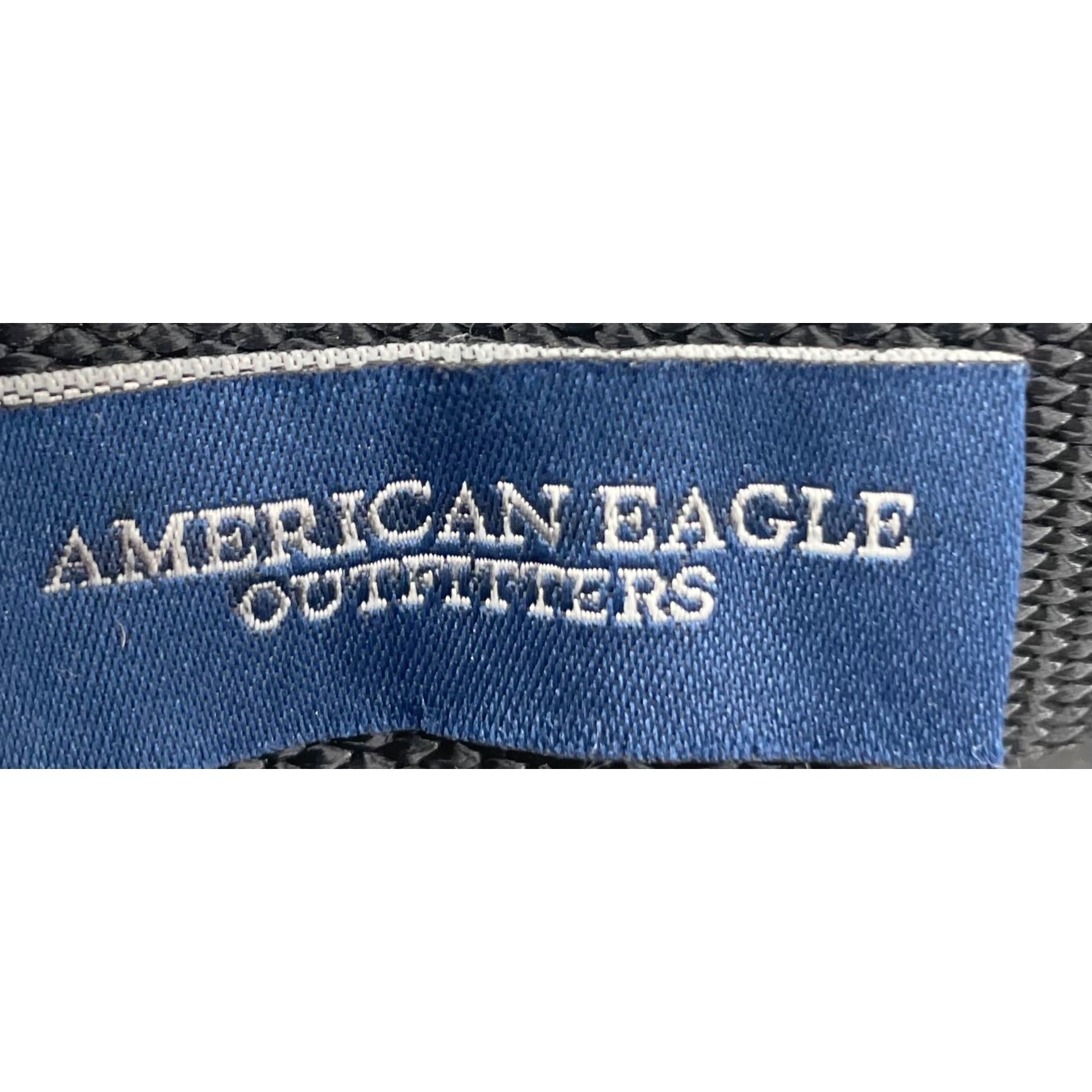 American Eagle Men's Size Small/Medium Black Belt W/ Loop.