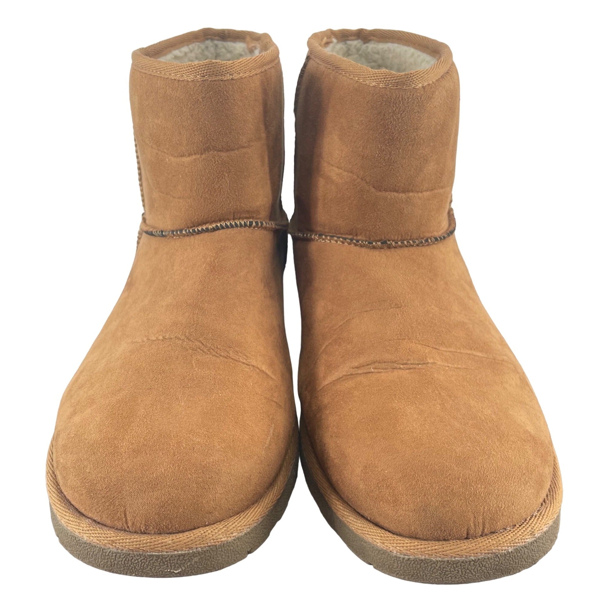 Airwalk Women's Size 10 Light Brown Suede Shearling Booties