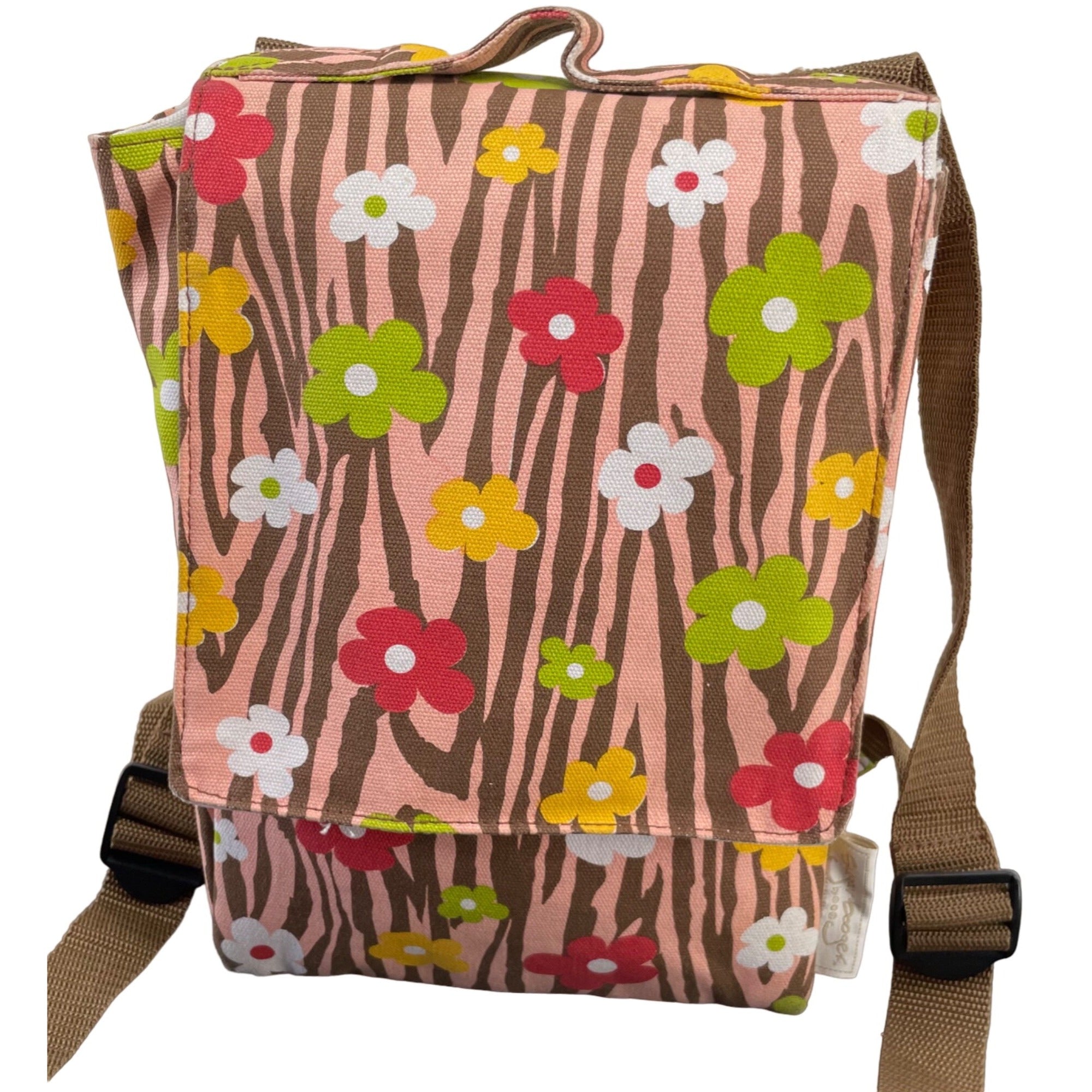 NWOT Sugar Booger Women's Multi-Colored Floral Lunch Bag