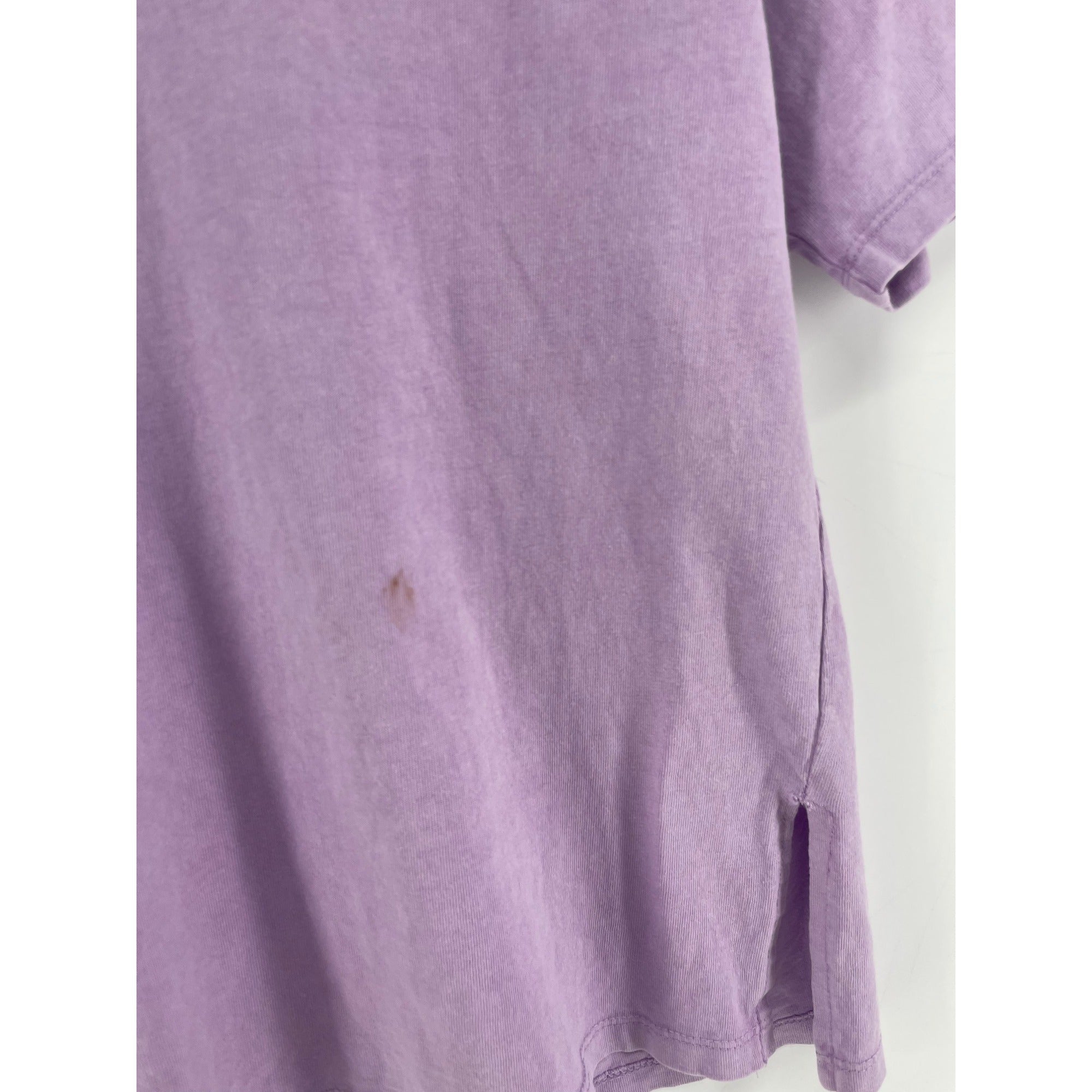 Zara Girl's Size 13-14 Lavender Purple/White Graphic Crew Neck T-Shirt