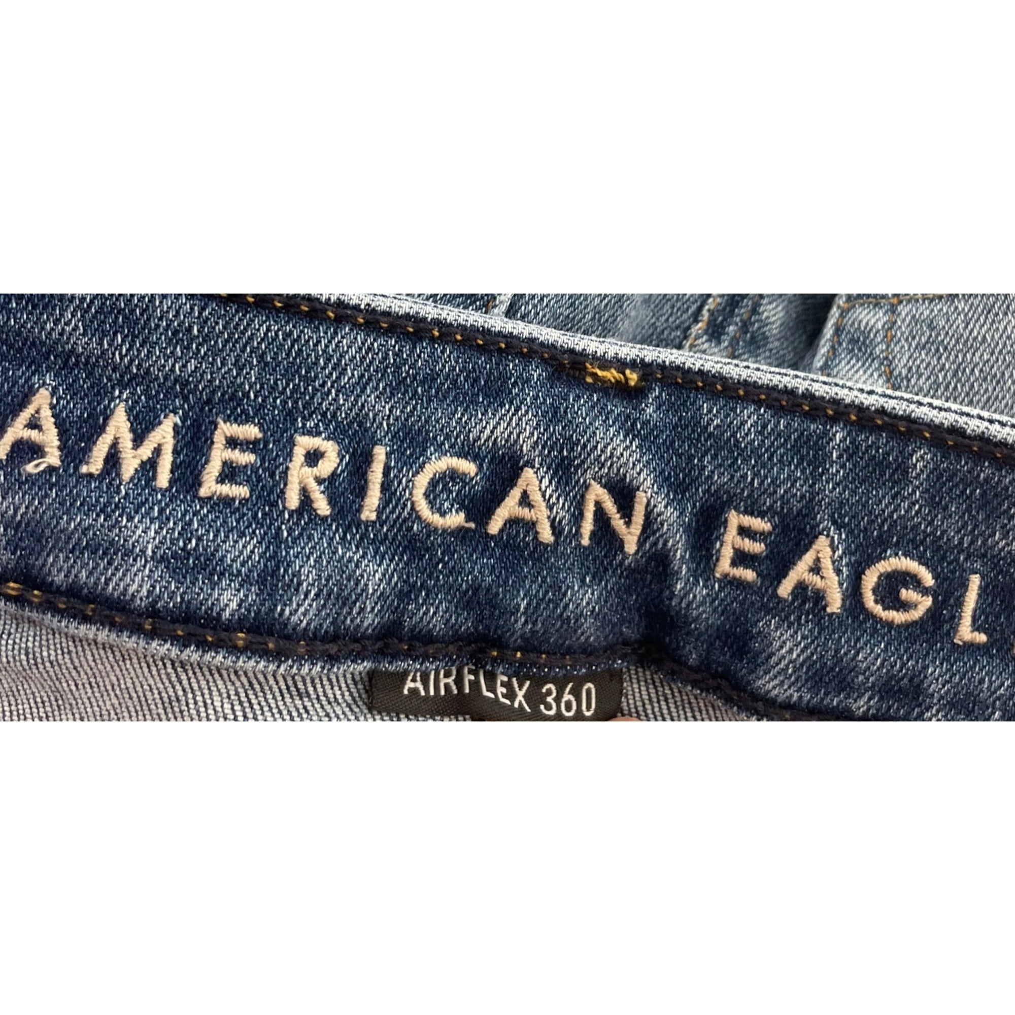 American Eagle Women's Size 28 X 32 Distressed Blue Jean Skinny Pants