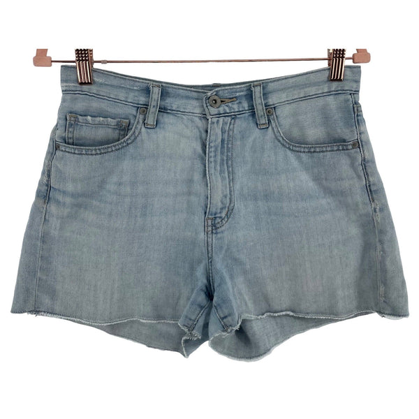 Uniqlo Women's Size Large Faded Denim Jean Shorts